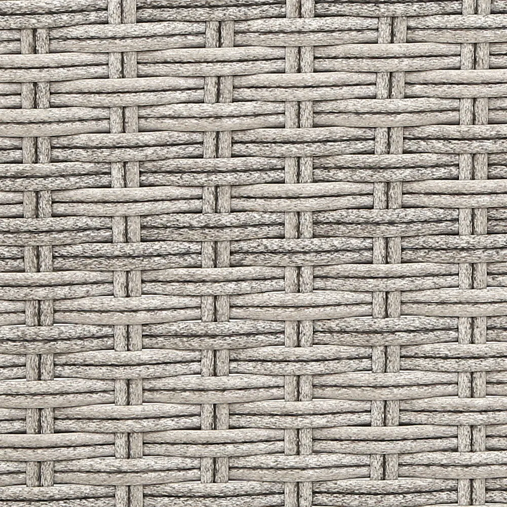 3PC Recliner Chairs Table | Sun Lounge | Outdoor Furniture | Wicker Adjustable | Grey
