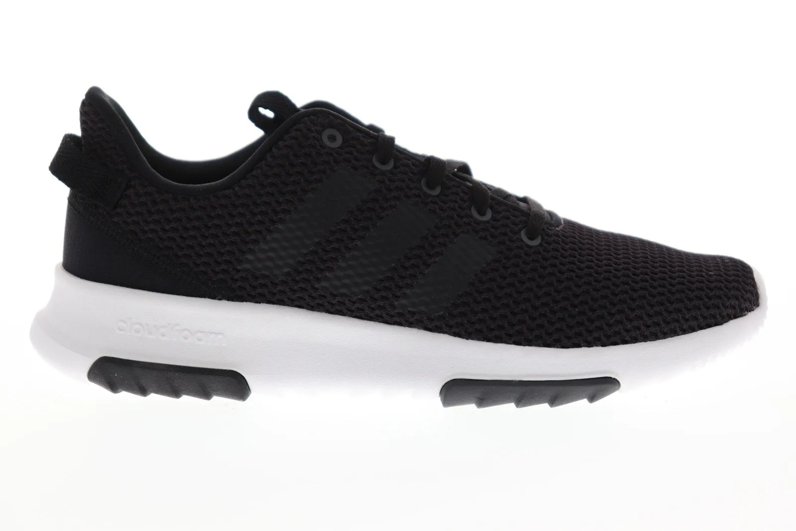 Adidas Cloudfoam Racer Tr DA9306 Mens Black Mesh Casual Lifestyle Sneakers Shoes