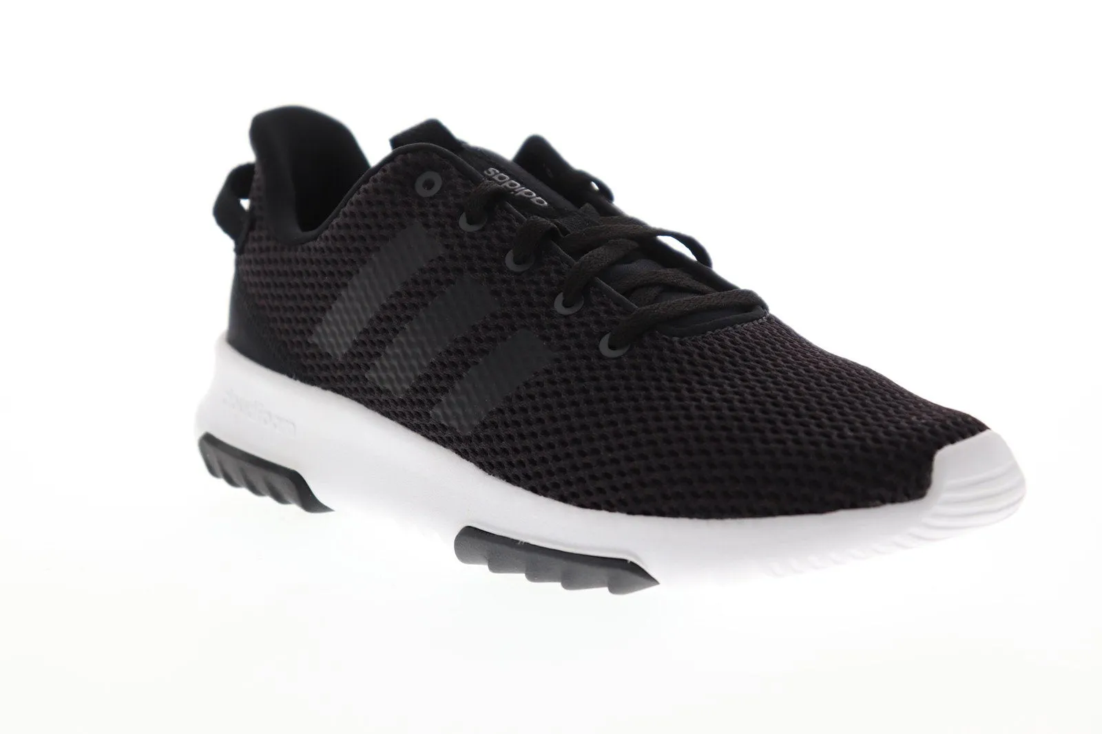 Adidas Cloudfoam Racer Tr DA9306 Mens Black Mesh Casual Lifestyle Sneakers Shoes