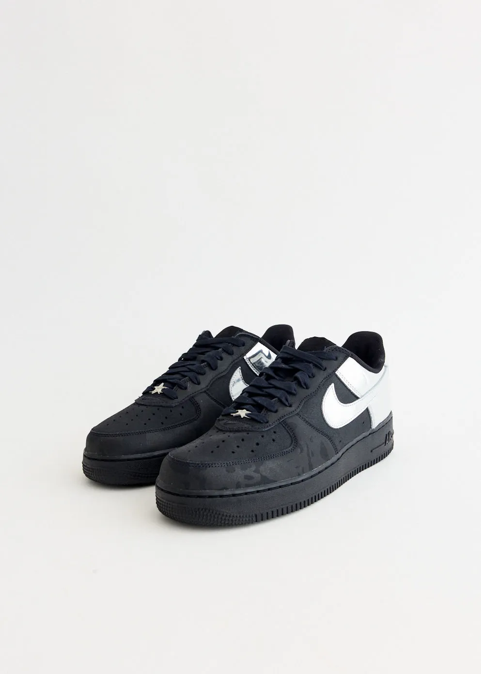 Air Force 1 Low Retro 'Black Chrome' Sneakers