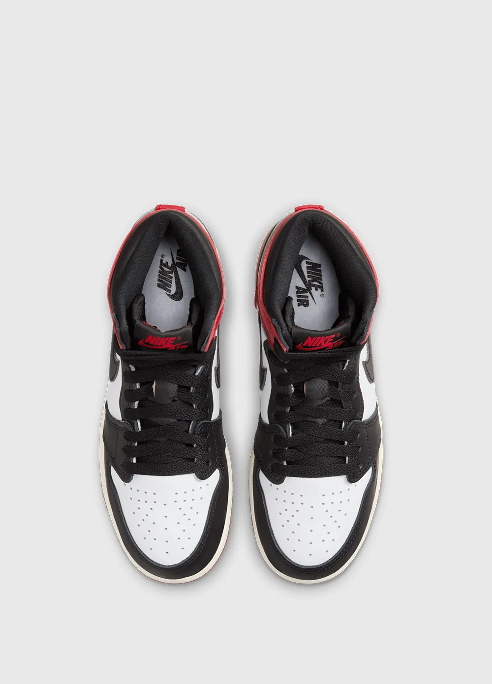 Air Jordan 1 Retro High OG 'Black Toe Reimagined' Sneakers (GS)
