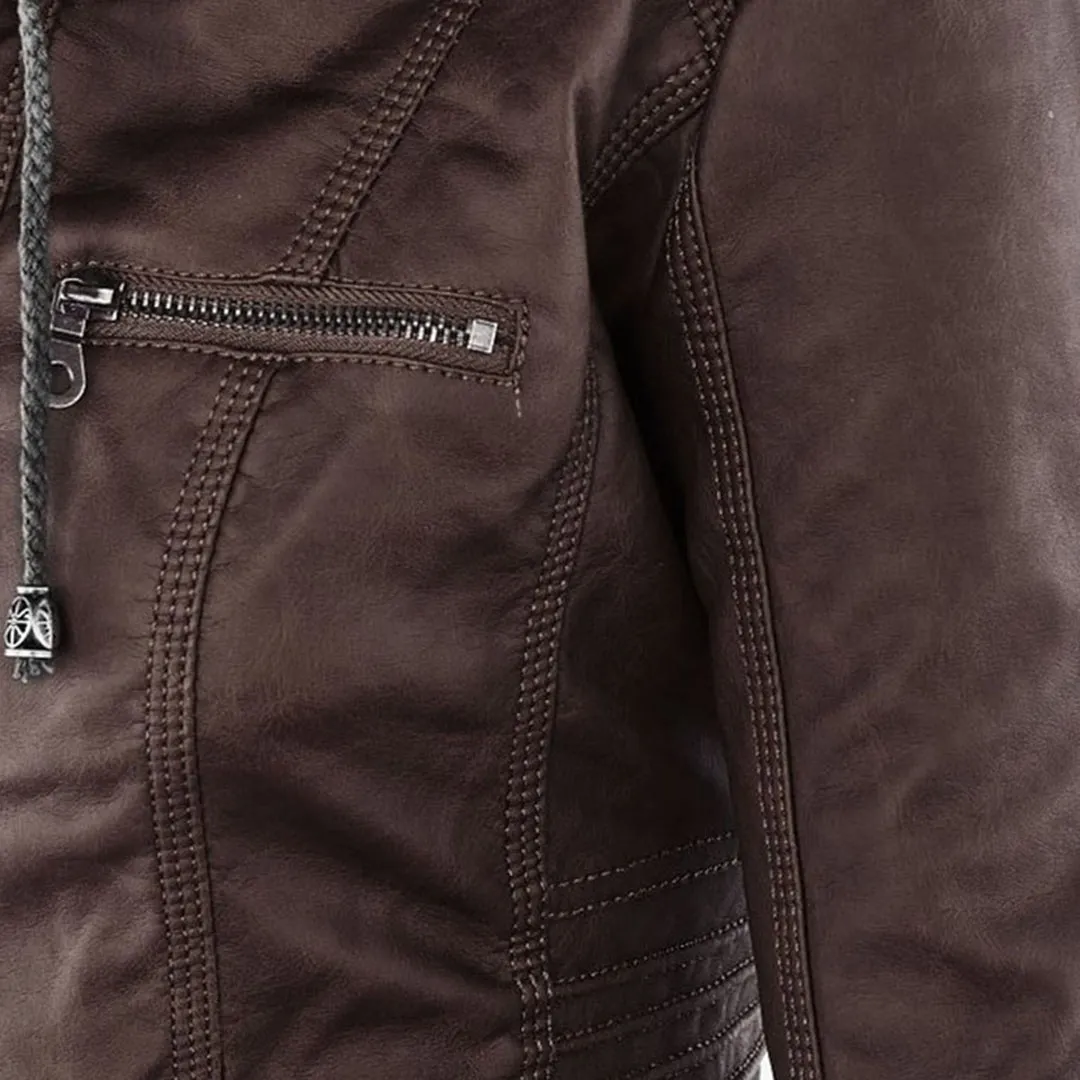 Athena | Weatherproof Leather Jacket