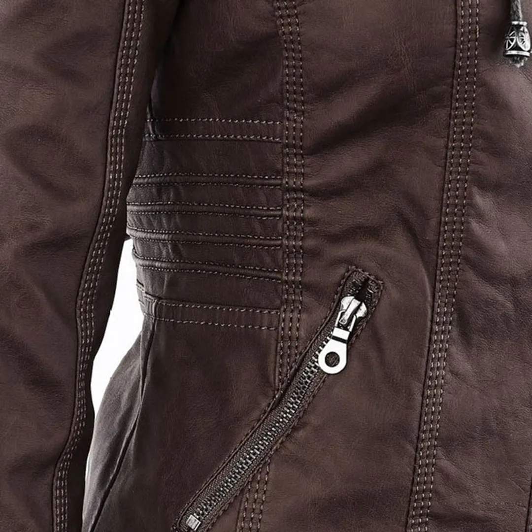 Athena | Weatherproof Leather Jacket