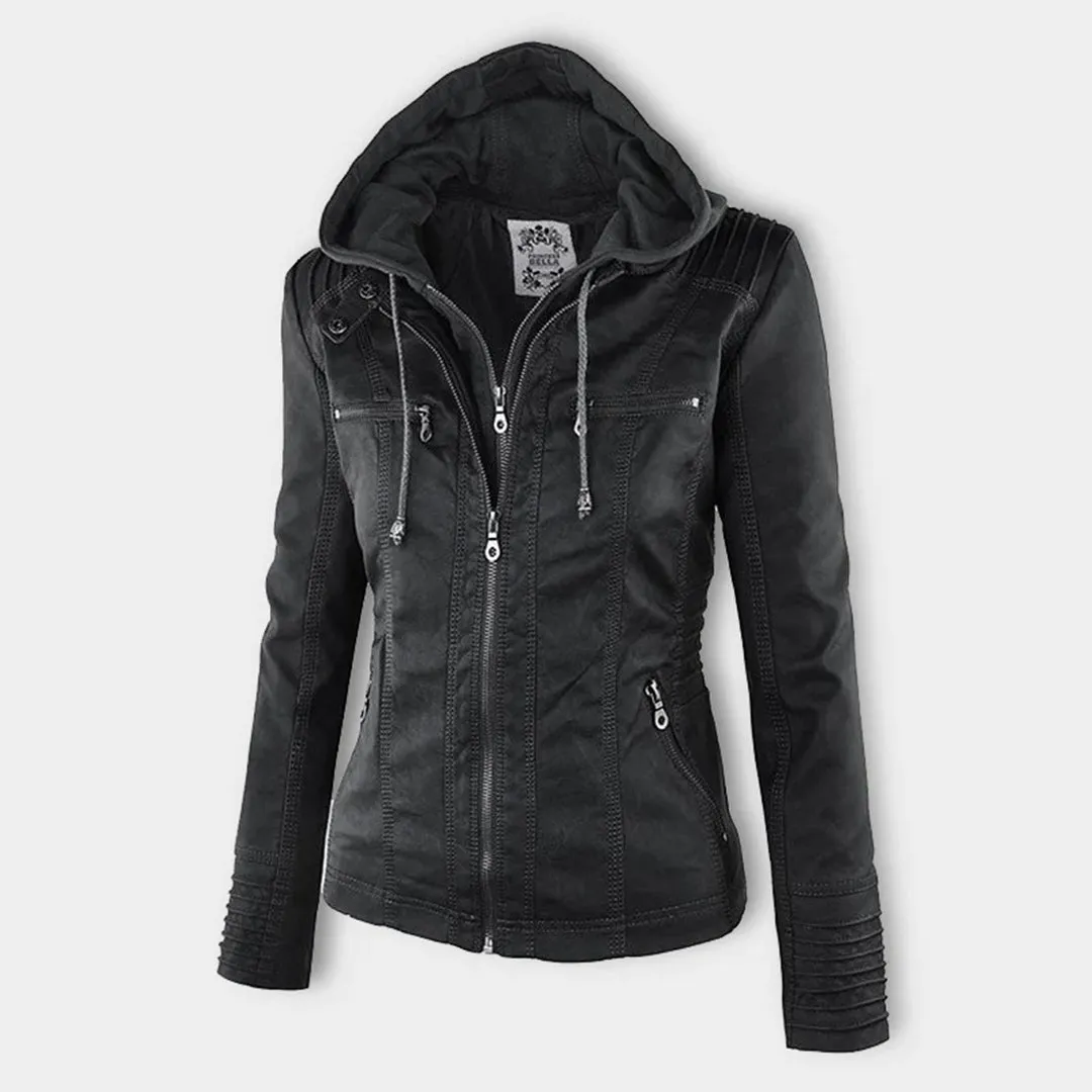 Athena | Weatherproof Leather Jacket