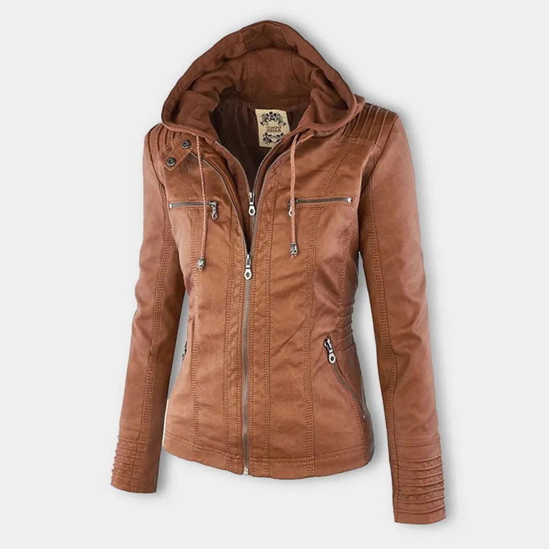 Athena | Weatherproof Leather Jacket