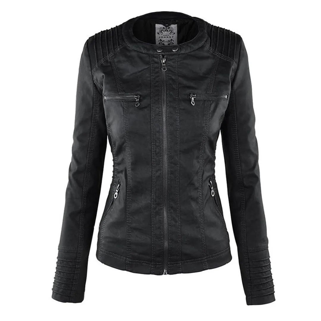 Athena | Weatherproof Leather Jacket