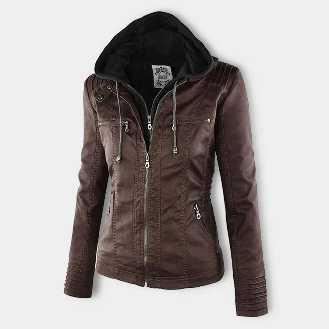 Athena | Weatherproof Leather Jacket