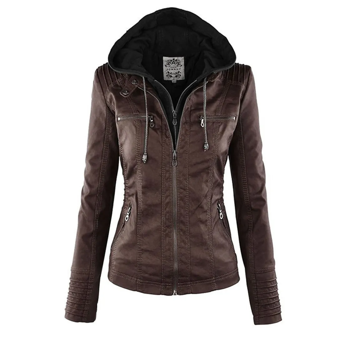 Athena | Weatherproof Leather Jacket