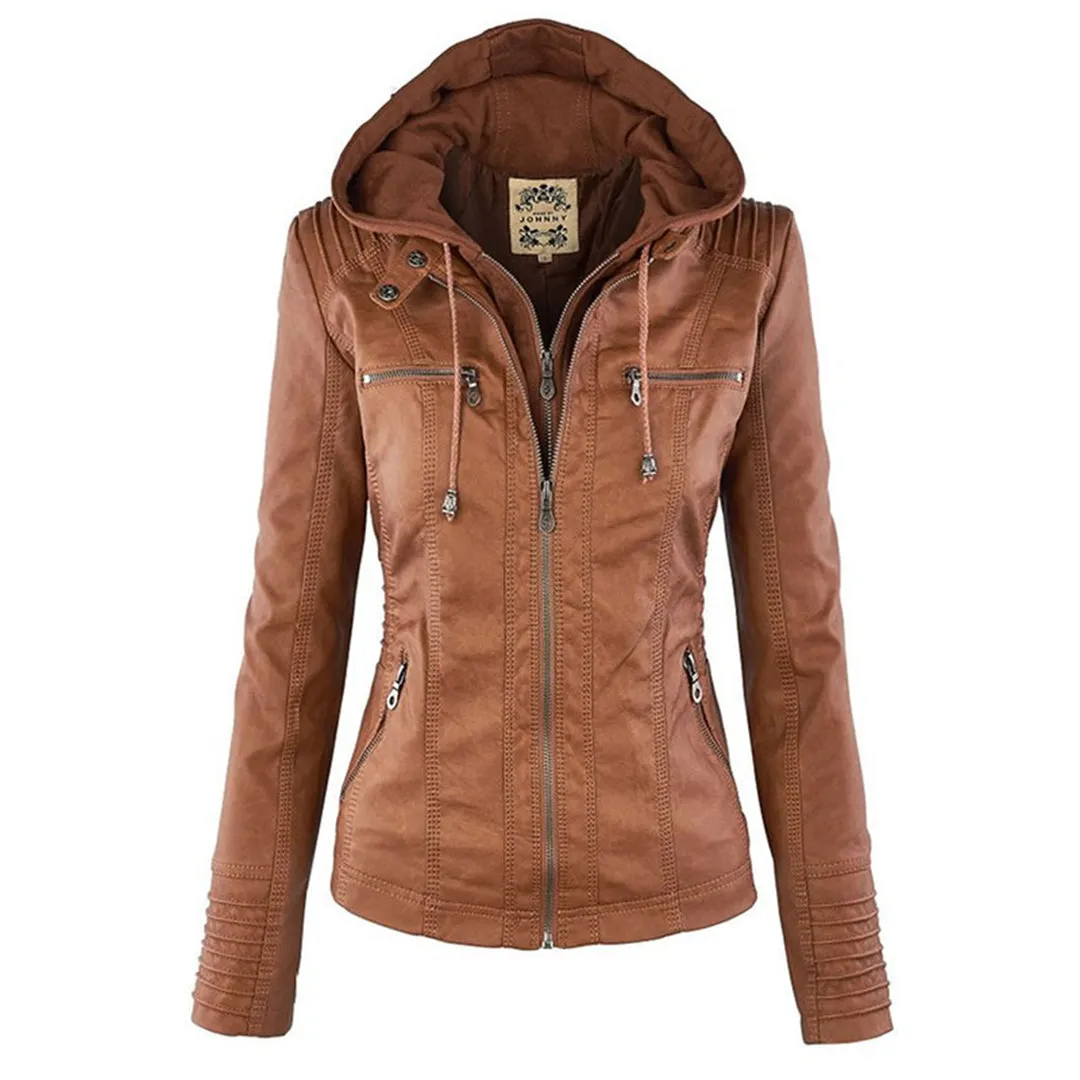 Athena | Weatherproof Leather Jacket