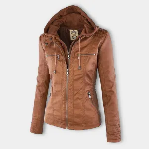 Athena | Weatherproof Leather Jacket