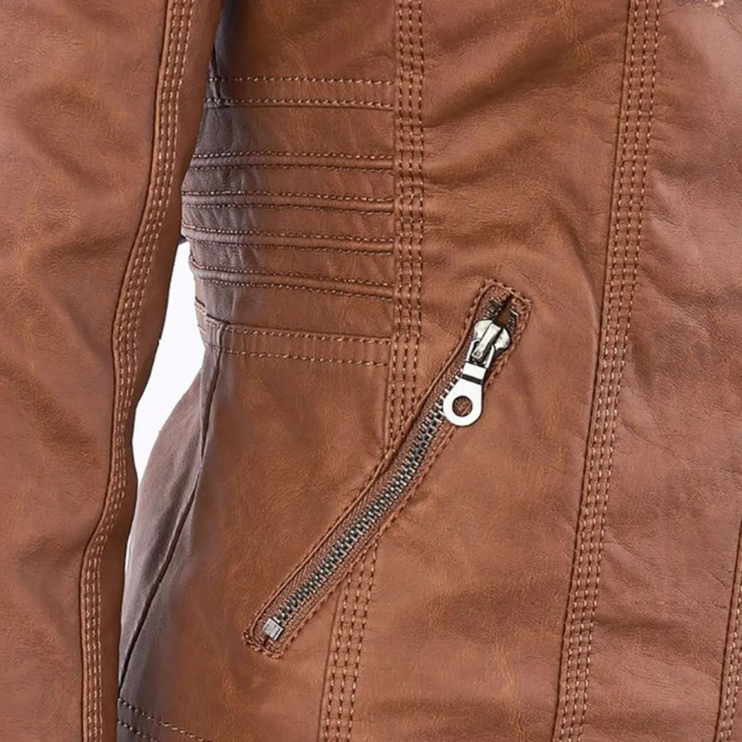Athena | Weatherproof Leather Jacket