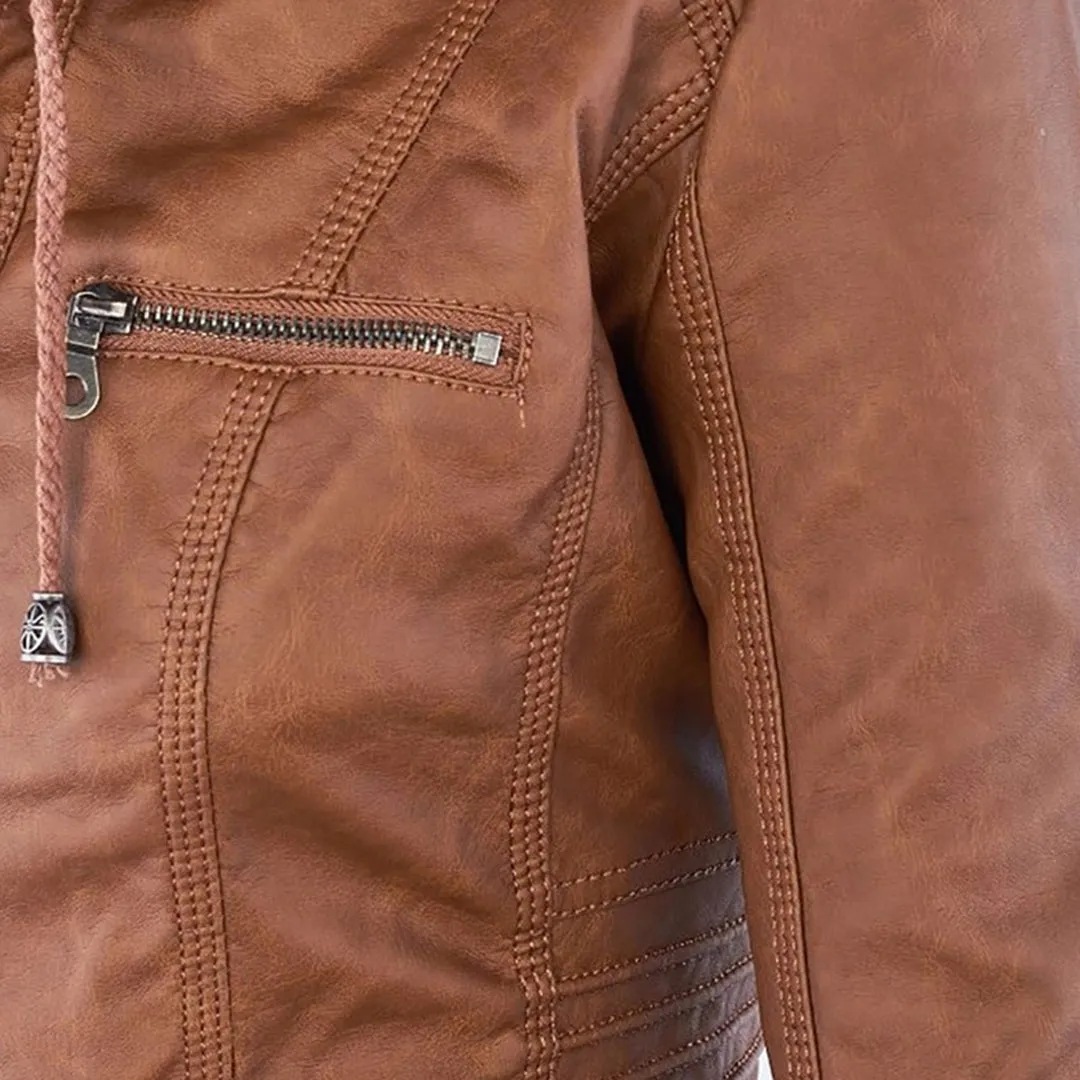 Athena | Weatherproof Leather Jacket