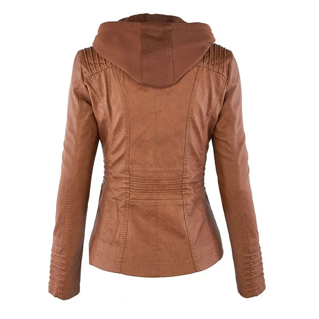 Athena | Weatherproof Leather Jacket