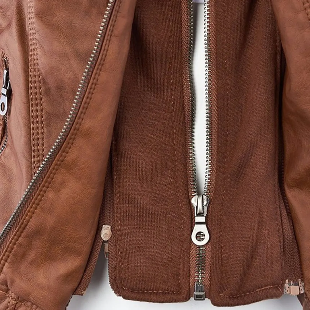 Athena | Weatherproof Leather Jacket