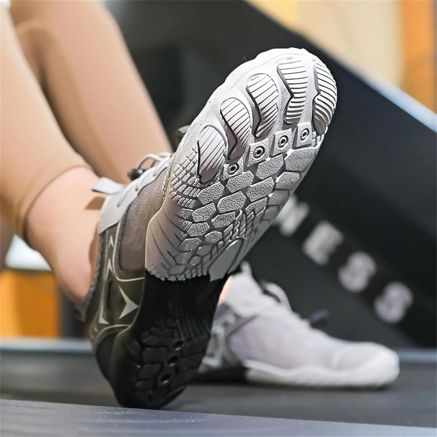 Athletic Hiking Water Shoes for Women Men,Breathable Non-Slip Sports Footwear Outdoor Beach Walking Surfing Running Shoes,Wide Toe Box Neuropathy Footwear Lightweight Swimming Fitness Barefoot Wear