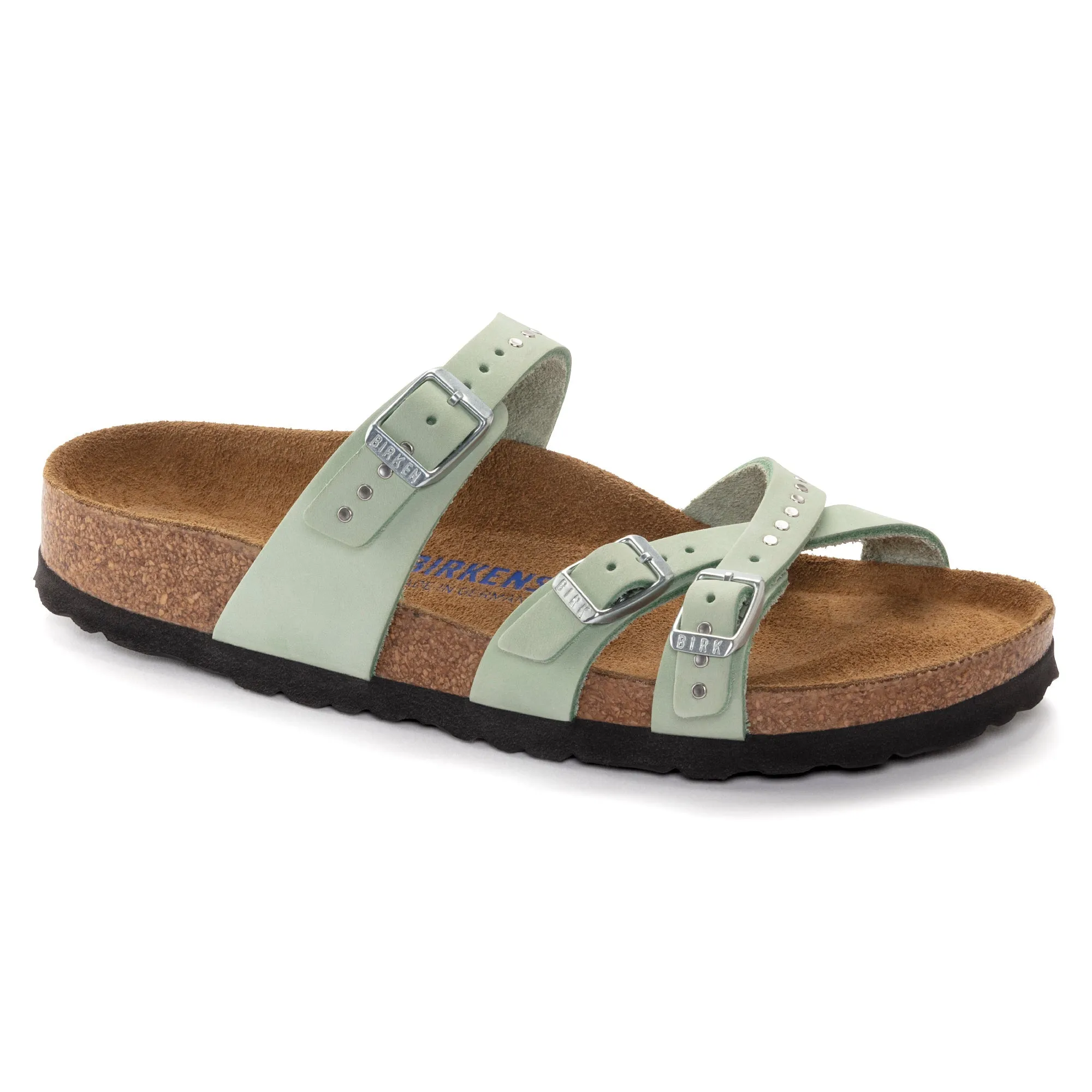 Birkenstock Franca Rivet Soft Footbed Nubuck Leather Women's