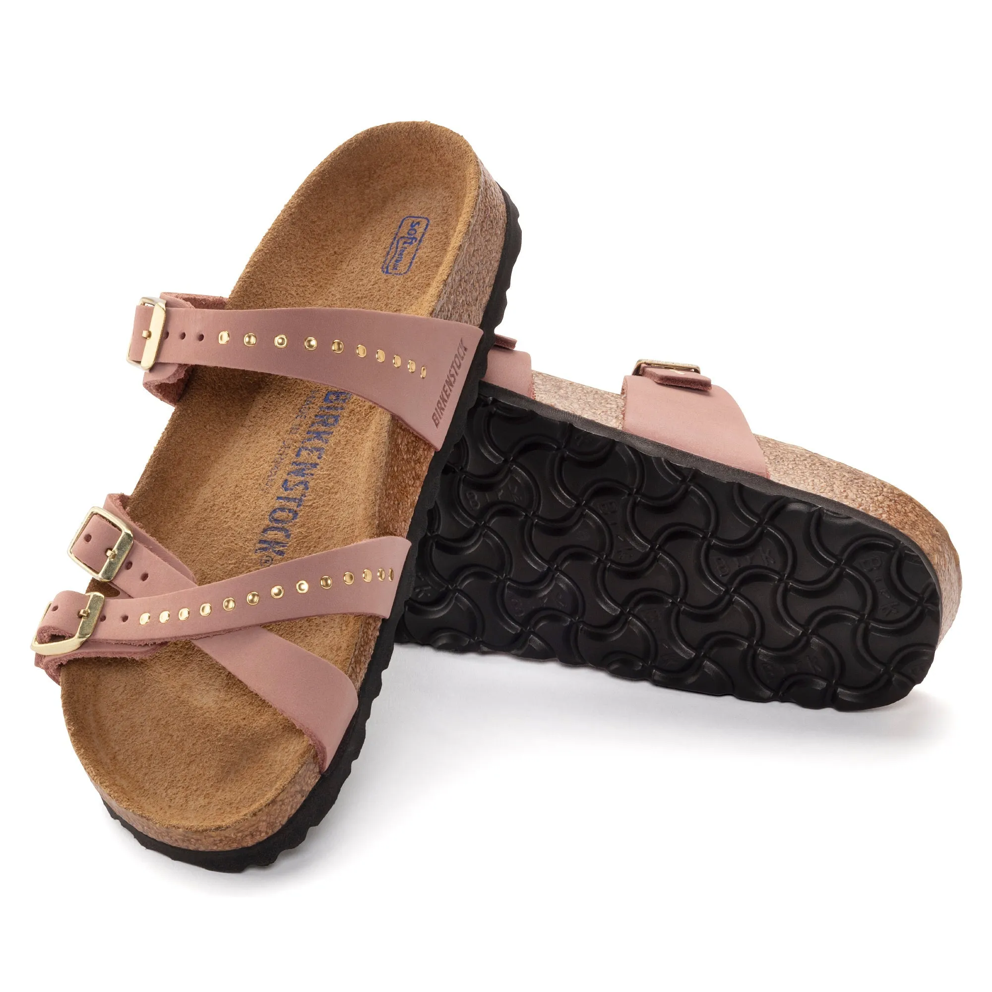 Birkenstock Franca Rivet Soft Footbed Nubuck Leather Women's