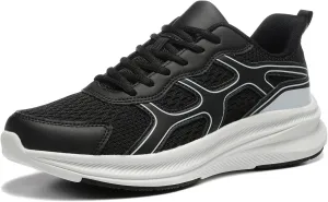 BOGOVER Men's Running Shoes, Lightweight Breathable Walking Shoes Non Slip Tennis Shoes Movepropel Athletic Fashion Sneakers