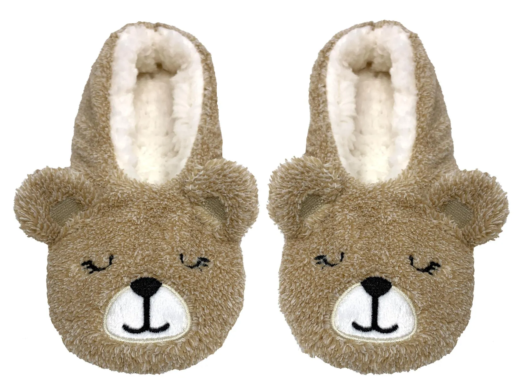 Bramble Womens Teddy Bear Slippers In Gift Box