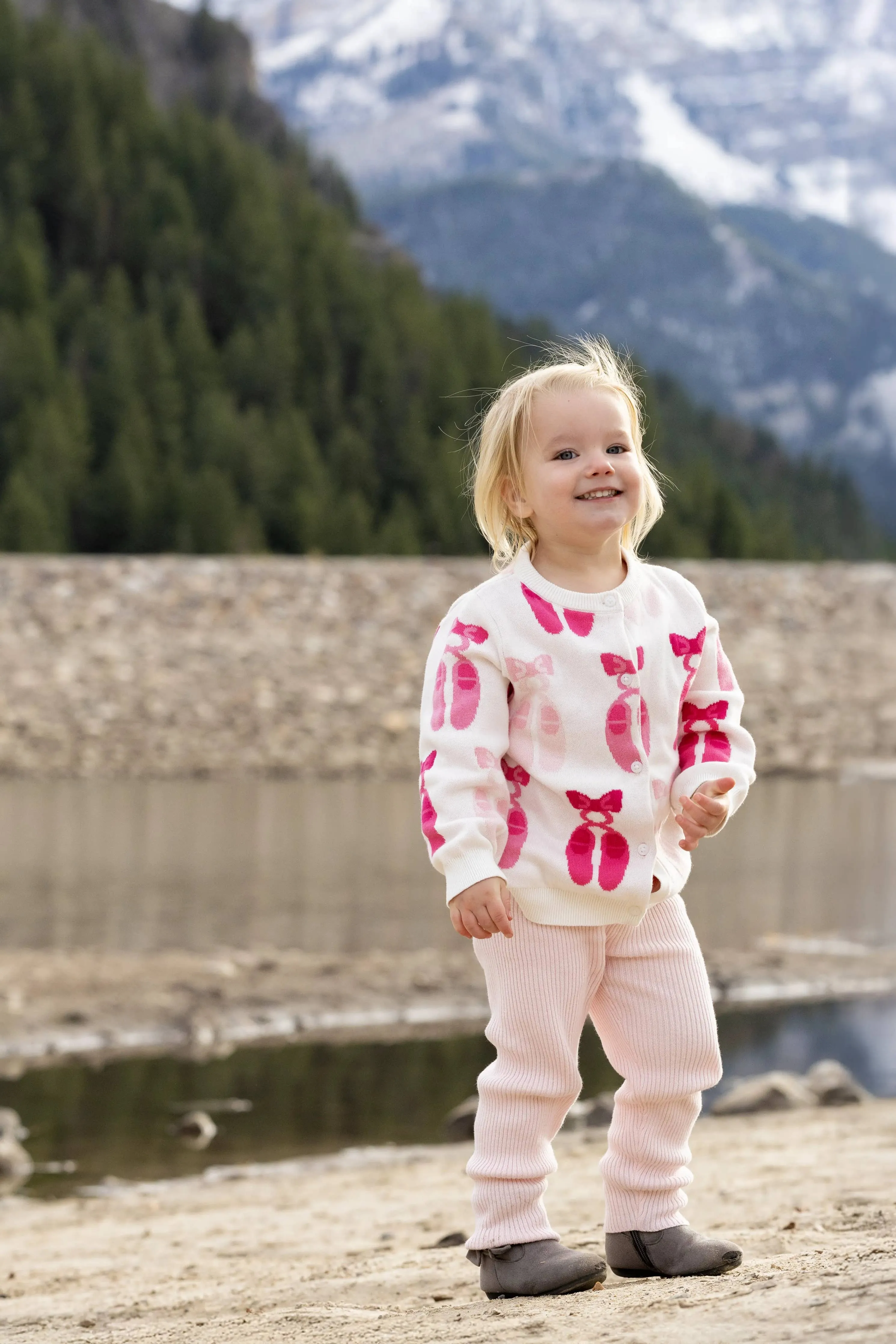 Cardigan   Pant Set | Ballet Slippers