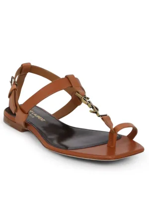 CASSANDRA POWER THONG SANDAL | TAN