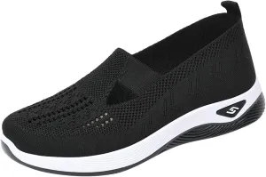 Cathalem Orthopedic Shoes for Women Walking Slip on Diabetic Foam Shoes Hands Free Slip in Sneakers Arch Support