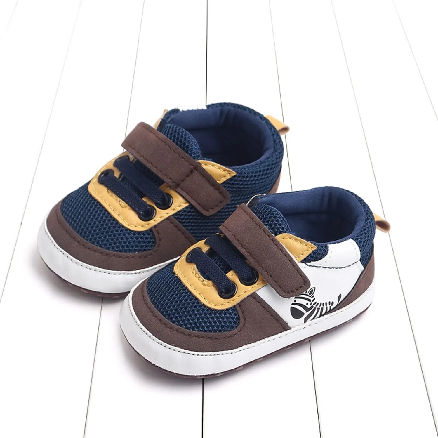 Color Block Baby Canvas Sneakers Mesh Lightweight Breathable Platform Sports Shoes for Infant Toddler Boys Girls