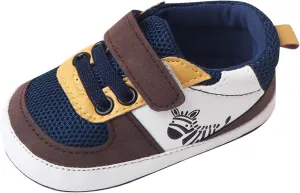 Color Block Baby Canvas Sneakers Mesh Lightweight Breathable Platform Sports Shoes for Infant Toddler Boys Girls