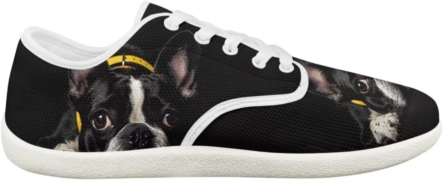 Forchrinse Dachshund Sunflower Print Mens Barefoot Shoes Womens Wide Trail Running Shoes Lace up Zero Drop Fashion Causal Sneakers Size 3-14