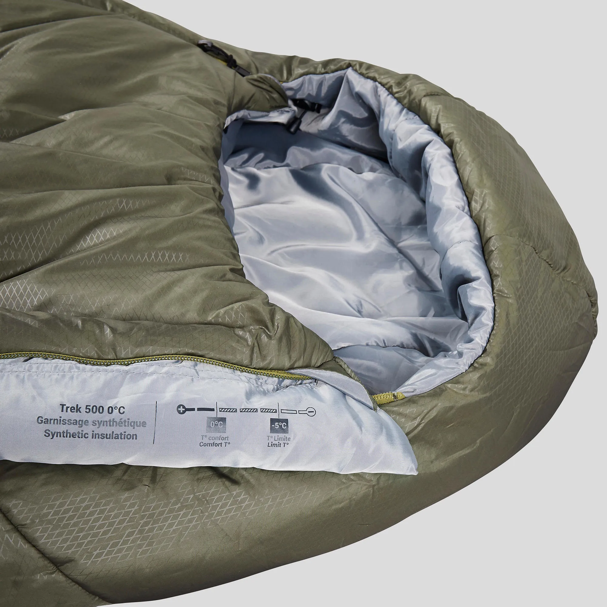 Forclaz Backpacking Sleeping Bag MT500 32F - Polyester
