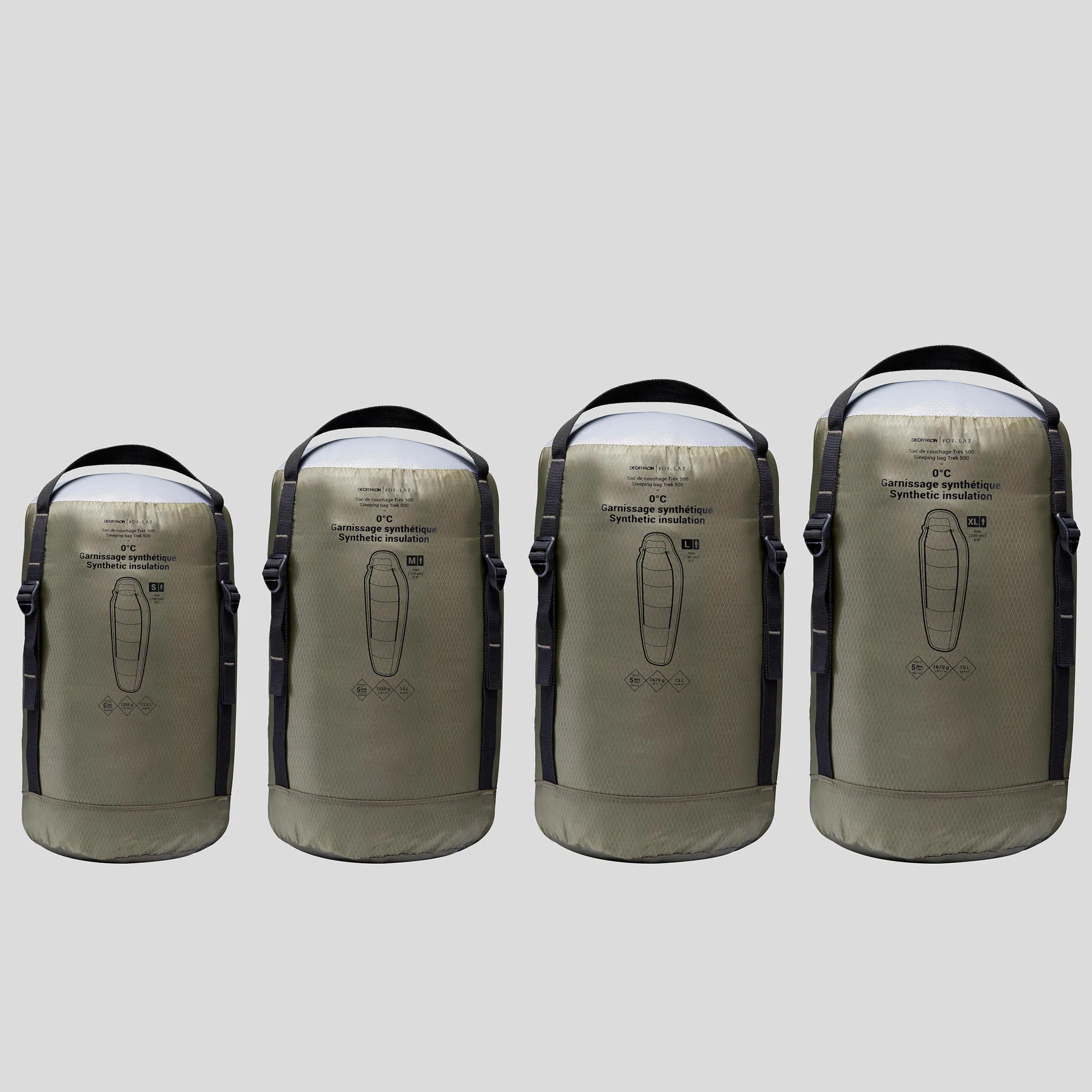 Forclaz Backpacking Sleeping Bag MT500 32F - Polyester