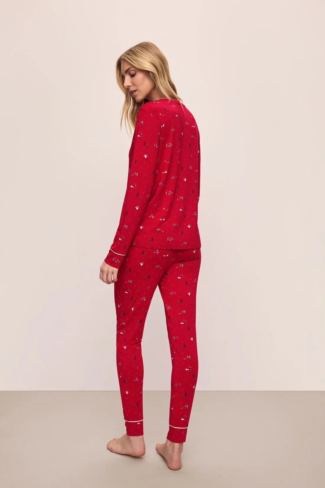 Gisele Printed TENCEL™ Modal Crewneck PJ Set