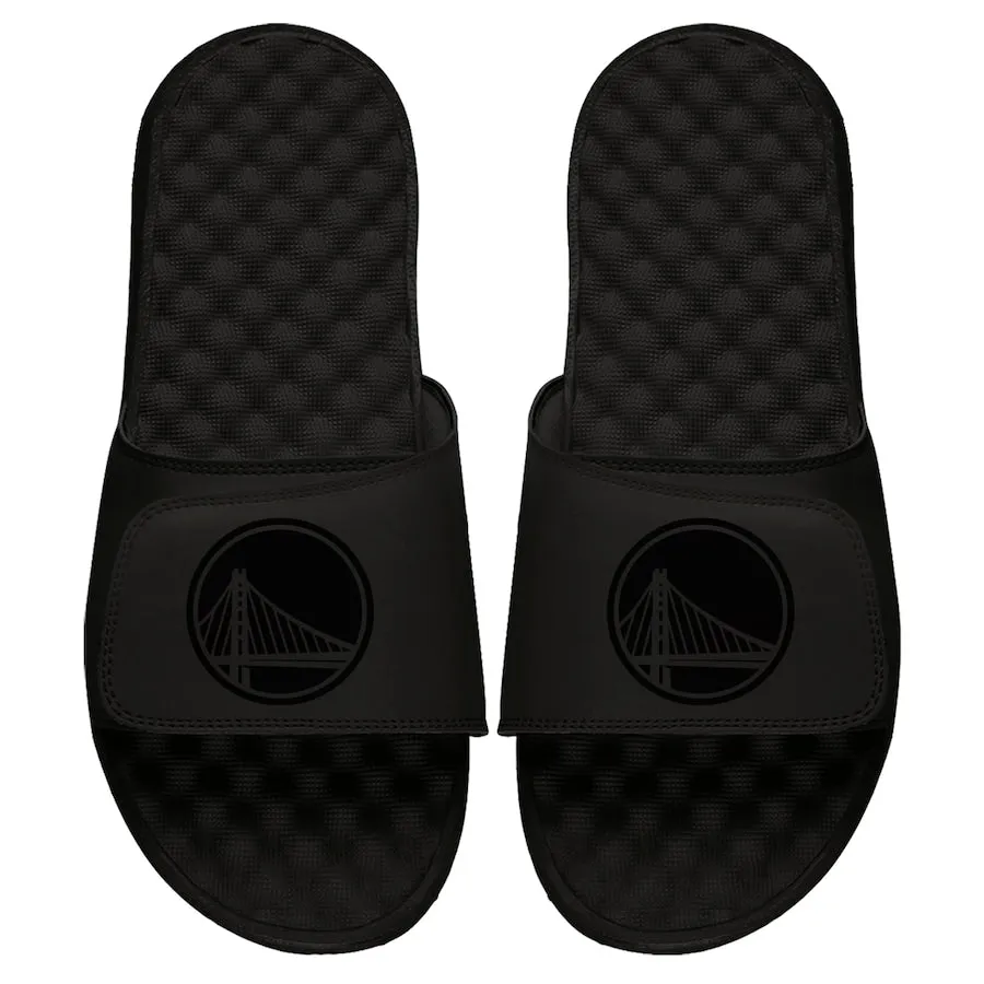 Golden State Warriors ISlide Tonal Slide Sandals - Black