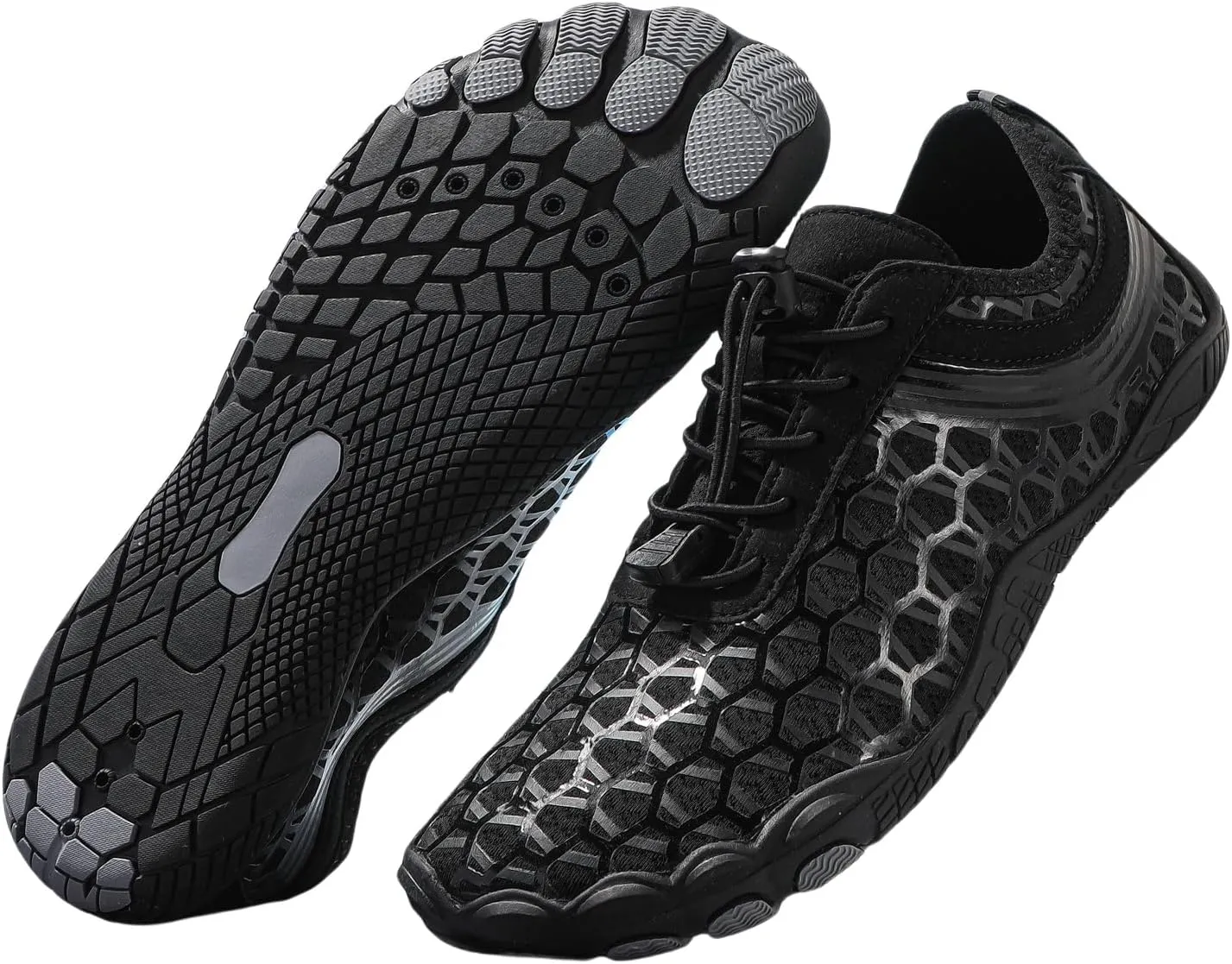 Hike Barefoot Shoes for Women Men,Lightweight Barefoot Hiking Beach Shoes,Breathable & Non-Slip Athletic Footwear,Quick Dry & Wide Toe Box Grounded Footwear