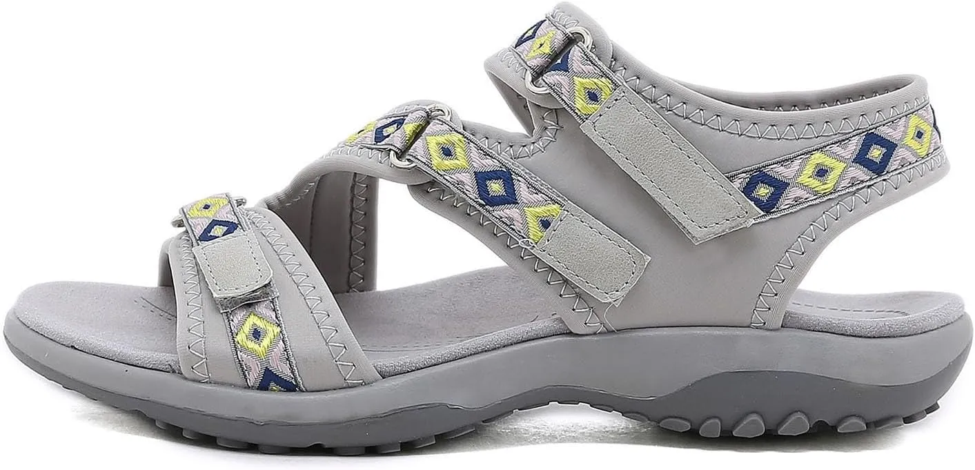 Hiking Sandals Women Waterproof Sport Orthopedic Walking Adjustable Hook Straps Outdoor Beach Athletic Shoes