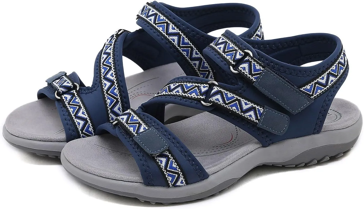 Hiking Sandals Women Waterproof Sport Orthopedic Walking Adjustable Hook Straps Outdoor Beach Athletic Shoes