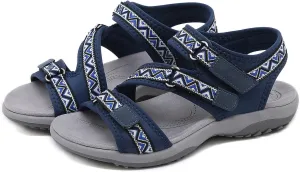 Hiking Sandals Women Waterproof Sport Orthopedic Walking Adjustable Hook Straps Outdoor Beach Athletic Shoes