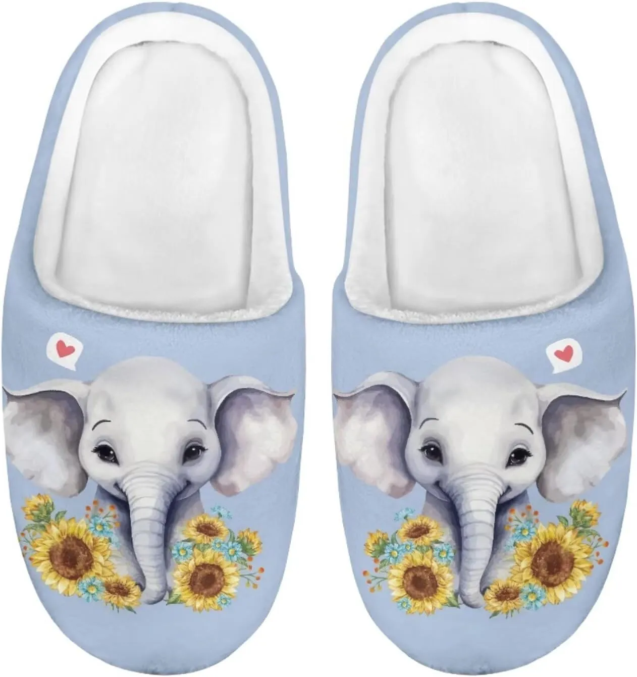 Howilath Kids Slippers Animal Print Toddler House Slippers Girls Slippers Boys House Shoes Fluffy Warm
