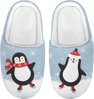 Howilath Kids Slippers Animal Print Toddler House Slippers Girls Slippers Boys House Shoes Fluffy Warm
