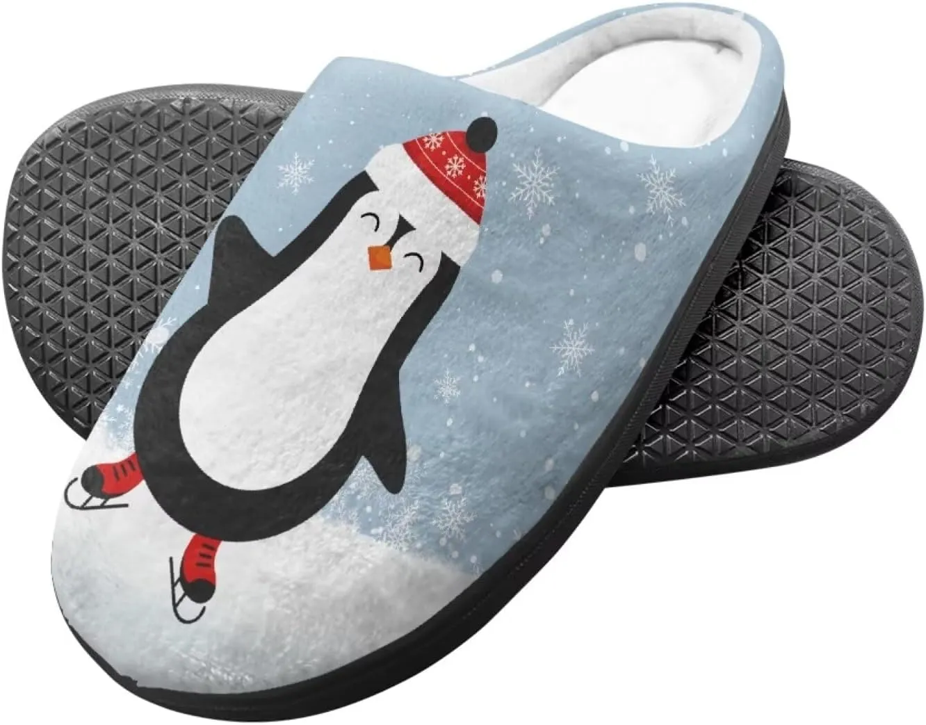 Howilath Kids Slippers Animal Print Toddler House Slippers Girls Slippers Boys House Shoes Fluffy Warm