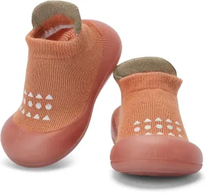 Infant Walking Shoes Baby Sock Shoes with Soft Rubber Sole, Non-Slip Toddler Slippers for boys and girls, Breathable Sneakers