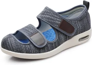 JITUUE Women Comfortable Diabetic Shoes Nursing Orthopedic Memory Foam Arch Suppor Walking Shoes