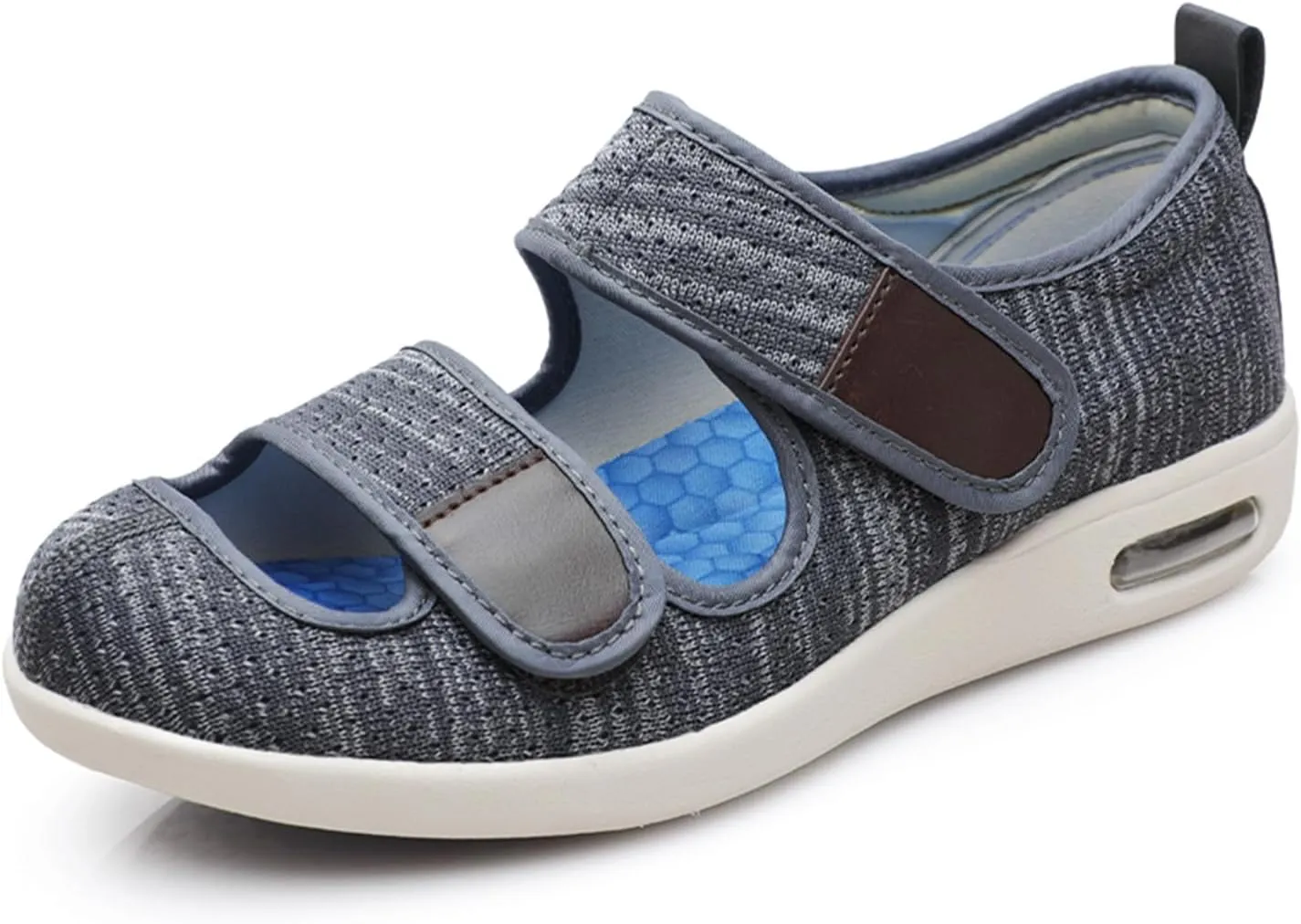 JITUUE Women Comfortable Diabetic Shoes Nursing Orthopedic Memory Foam Arch Suppor Walking Shoes