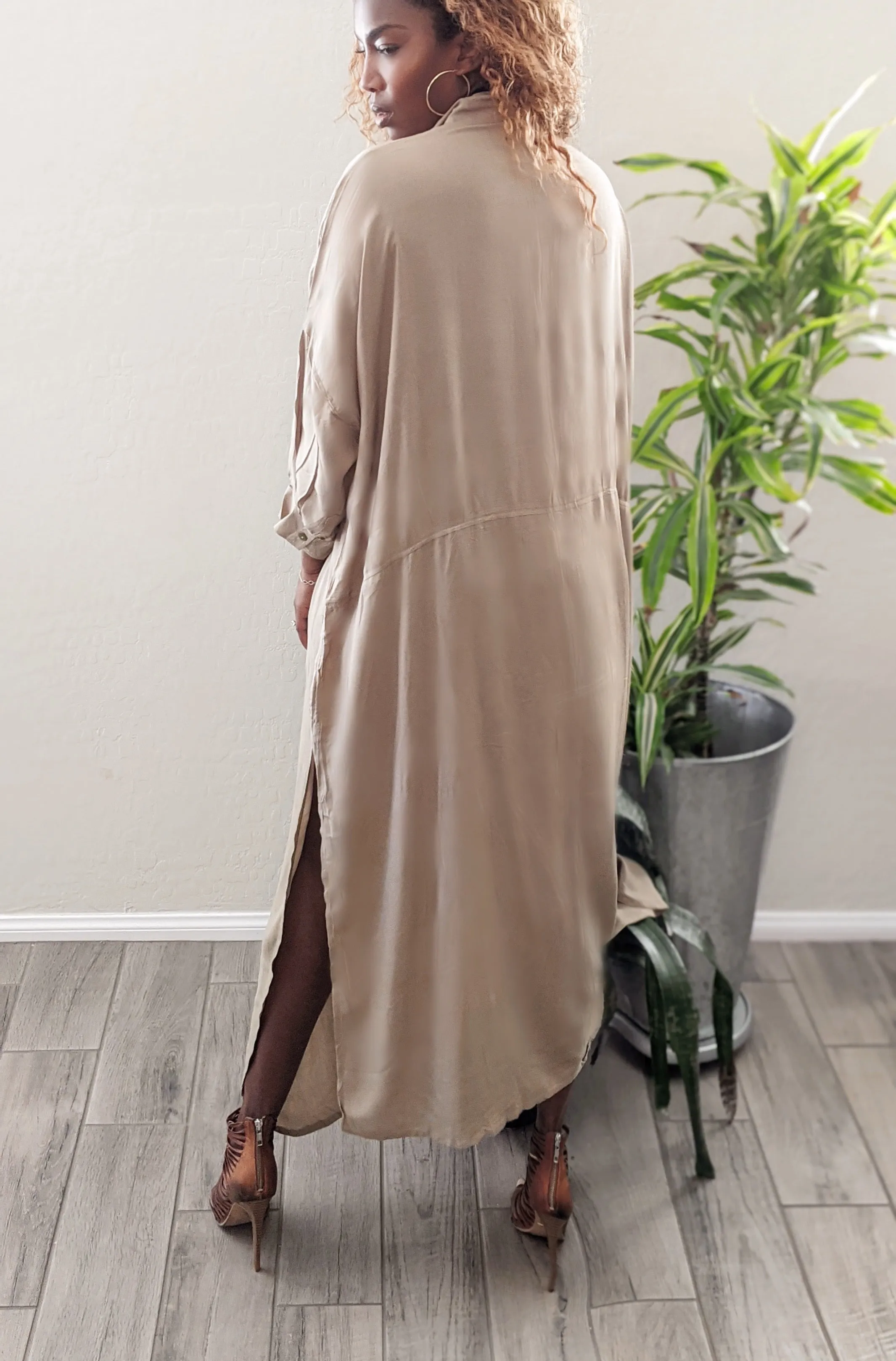 KARMA - Maxi Shirt Dress