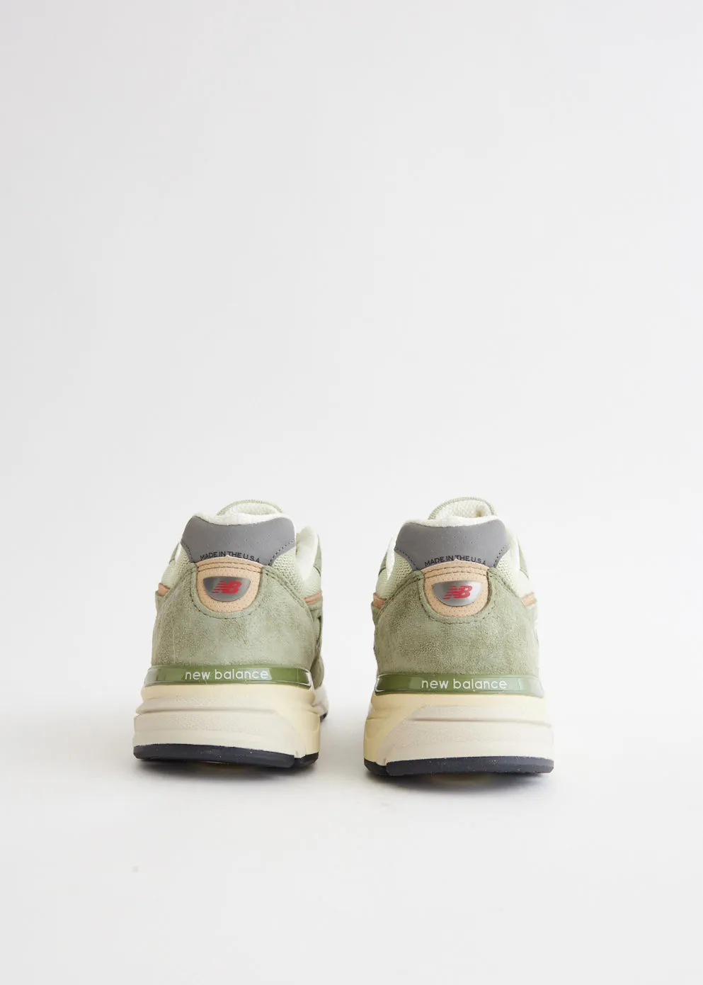 MADE in USA 990v4 'Olive Incense' Sneakers