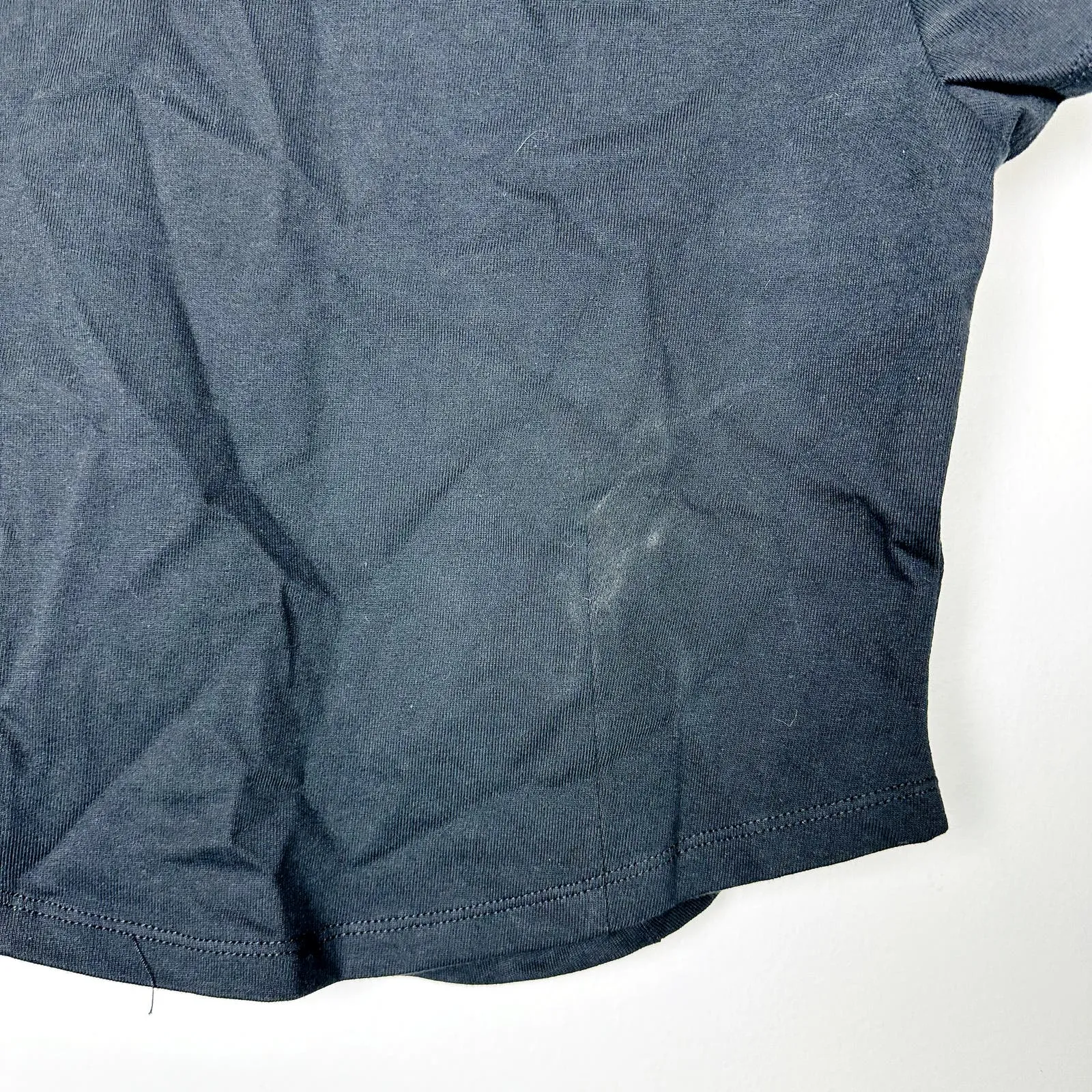 Madewell NWT Black Heavyweight Jersey Crewneck Tee 2XS