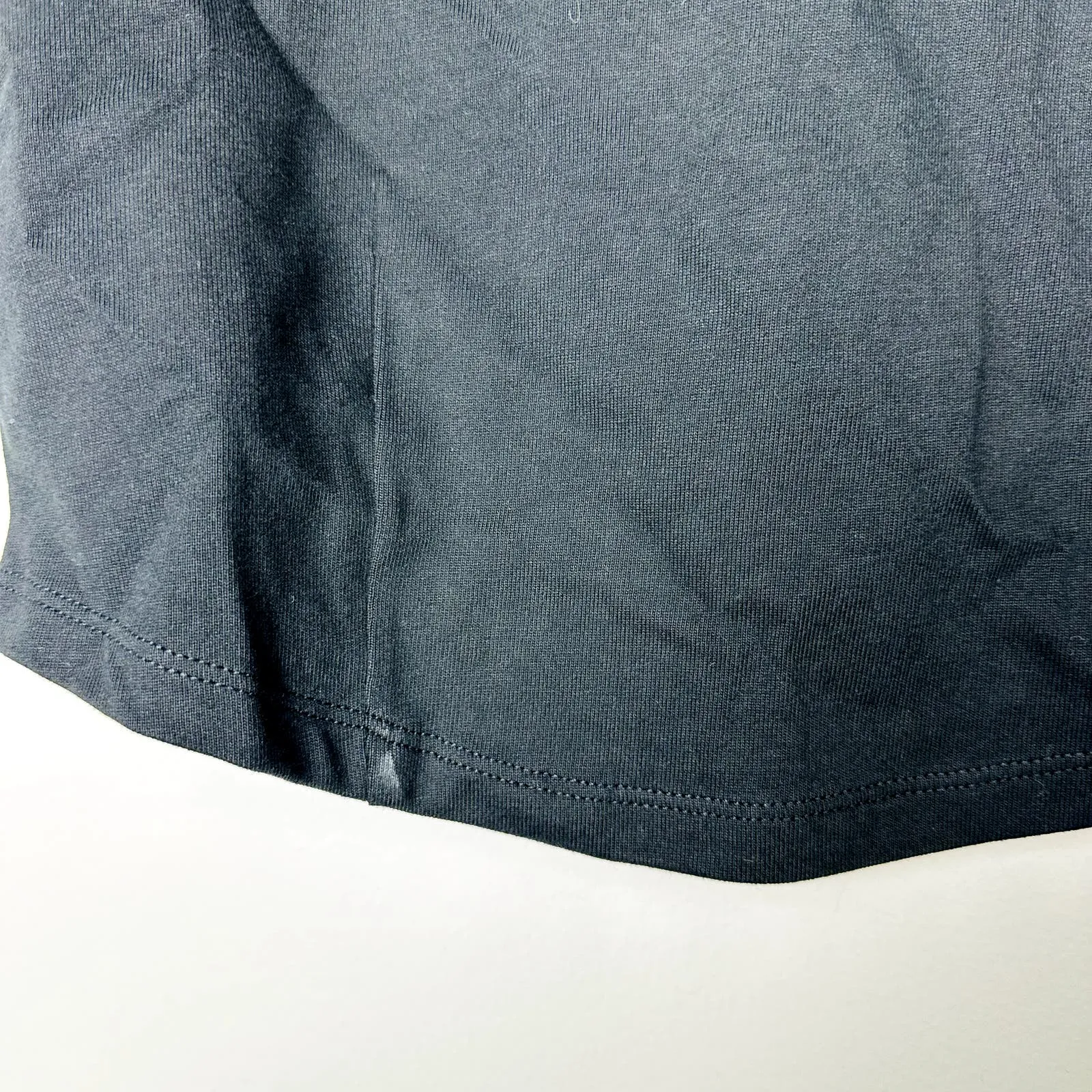 Madewell NWT Black Heavyweight Jersey Crewneck Tee 2XS