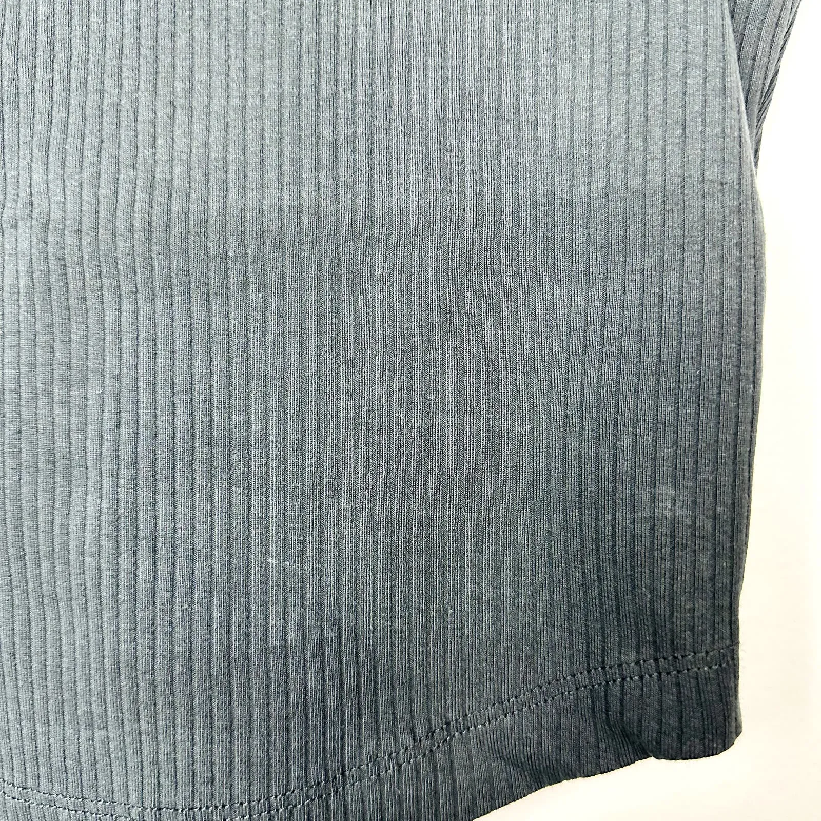 Madewell NWT Black The Tailored Crop Tank in Sleekhold Size XS