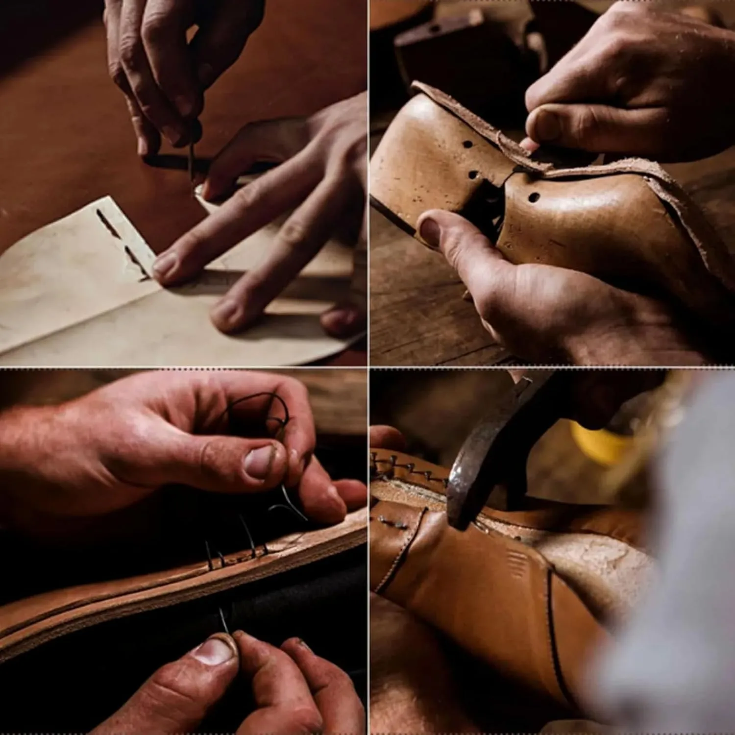 Man's Comfortable Handmade Leather Boots, Waterproof, Non-Slip, Arch Support for Outdoor Durable