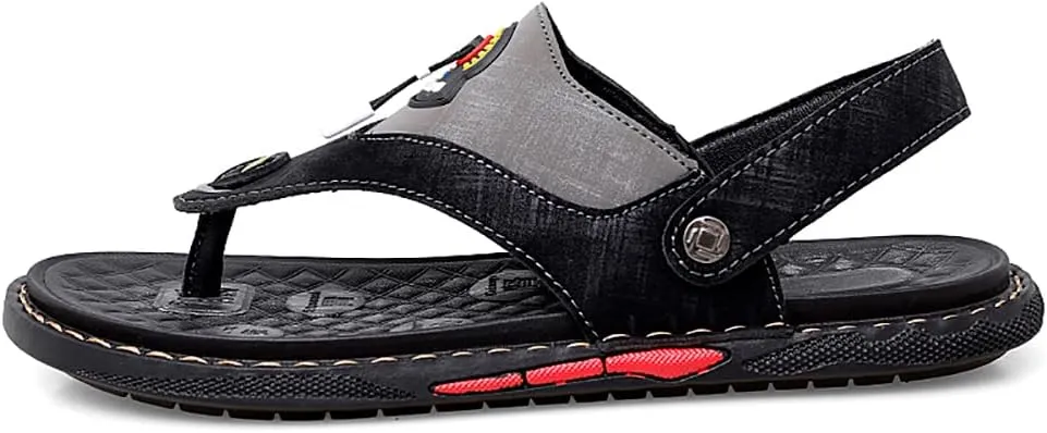 Men's Beach Sandals Handmade Sandals Fishing Outdoor Adjustable Casual Walking Shoes